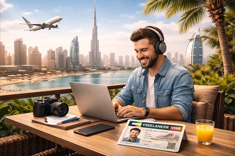 اخذ ویزای فریلنسری امارات دبی